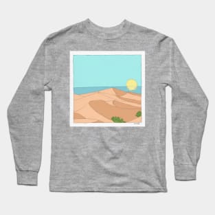 Dune landscape in matt tones Long Sleeve T-Shirt